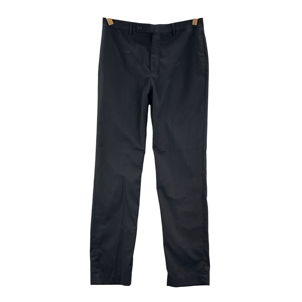 Calvin‎ Klein Dress Pants Mens 32X31 Black X Slim Fit Stretch Trousers Office
